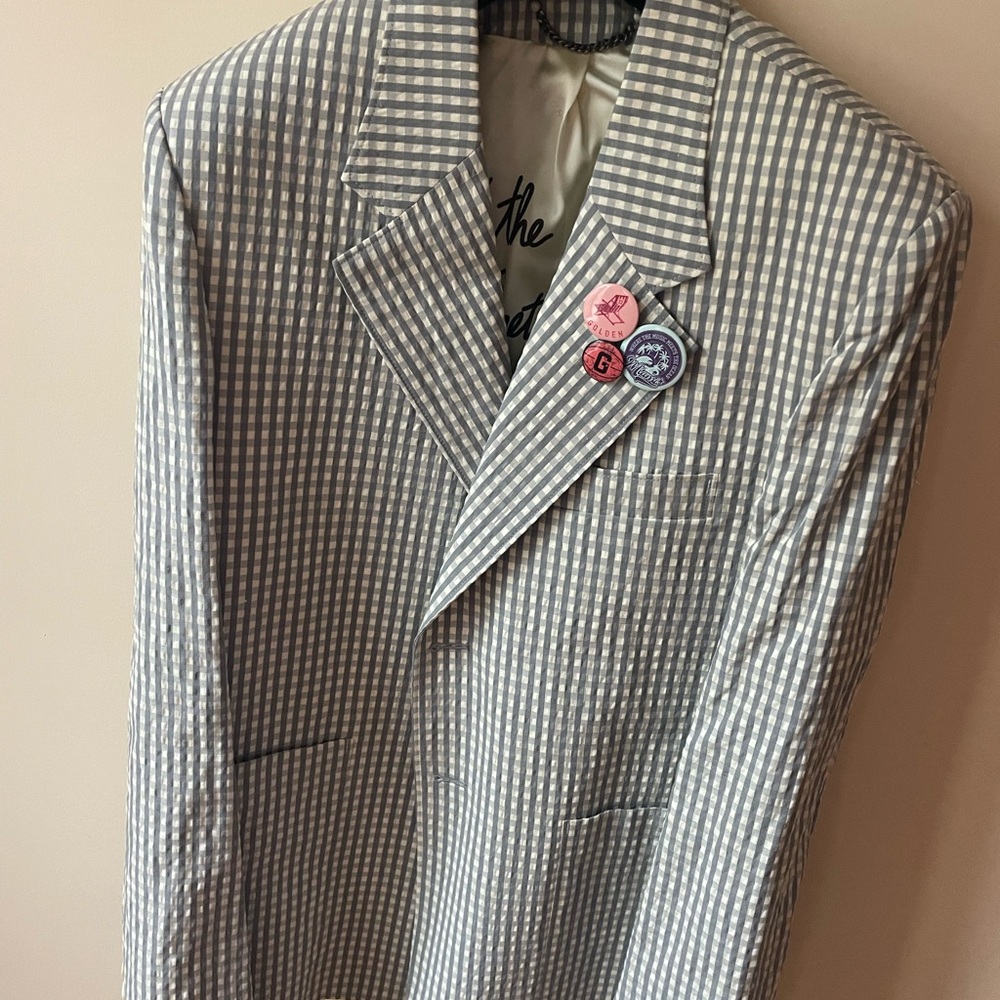 Classic Golden Goose Gray Checkered Men's Blazer - Brand new with tags #formen